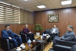 دیدار و گفت‌وگوی دکتر زمانی، رئیس دانشگاه ملی مهارت و دکتر فخر موسوی، مدیرکل حوزه ریاست، روابط عمومی و هماهنگی امور مجلس و استان‌ها باآقای دکتر سید کریم معصومی خسروآبادی نماینده مردم شریف شفت و فومن، سخنگوی کمیسیون قضایی و حقوقی مجلس شورای اسلامی