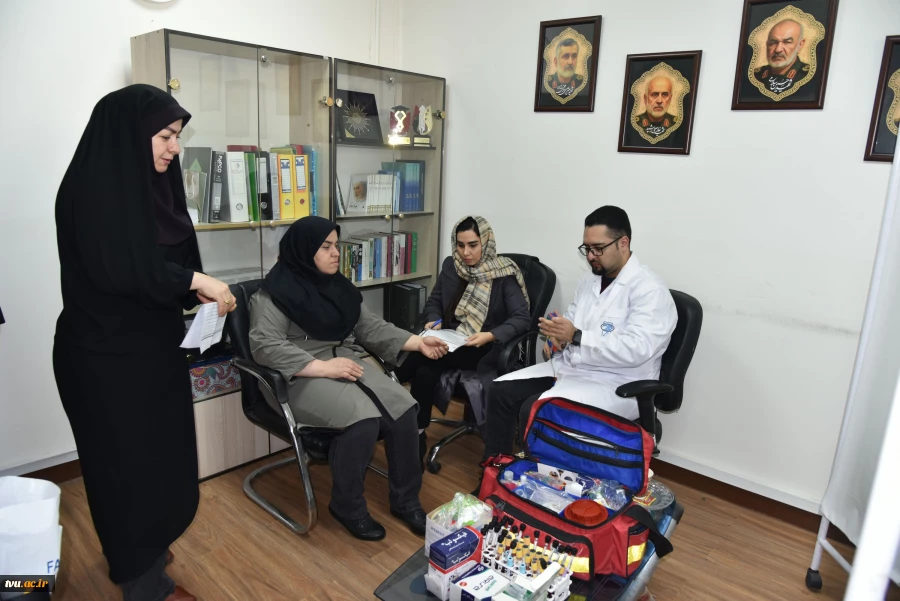 آغاز اولین مرحله آزمایش های غربالگری سلامت کارکنان دانشگاه ملی مهارت 2