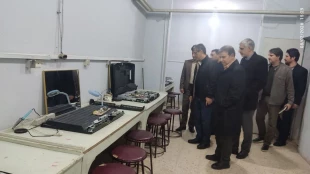 بازدید دکتر محمدرضا کلباسی معاون آموزشی دانشگاه ملی مهارت از مرکز رشد، آزمایشگاه ها و کارگاه های دانشکده شهید رجایی کاشان 7