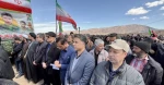 حضور آقای خالدی مدیر کل برنامه بودجه، تحول اداری و بهره وری در مراسم تشییع و خاکسپاری شهید هاشم میری بُقال 2