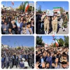 حضور آقای خالدی مدیر کل برنامه بودجه، تحول اداری و بهره وری در مراسم تشییع و خاکسپاری شهید هاشم میری بُقال 8