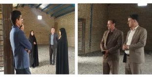 حضور آقای خالدی مدیر کل برنامه بودجه، تحول اداری و بهره وری در آموزشکده دختران بیرجند 2