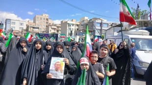 حضور بسیج کارکنان دانشگاه ملی مهارت همراه با بسیج کارکنان وزارت علوم در مراسم گرامیداشت اربعین امام شهید امت  5