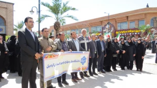 حضور پر شور دانشگاهیان دانشگاه ملی مهارت در آیین چهلمین روز شهادت رهبر شهید، قائد امت در سراسر کشور 3