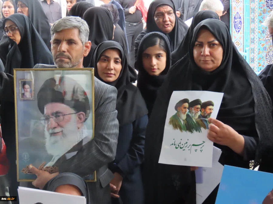 حضور پر شور دانشگاهیان دانشگاه ملی مهارت در آیین چهلمین روز شهادت رهبر شهید، قائد امت در سراسر کشور 6