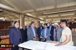 بازدید رئیس دانشگاه ملی مهارت از فعالیت‌های گروه جهادی دانشکده انقلاب اسلامی 4