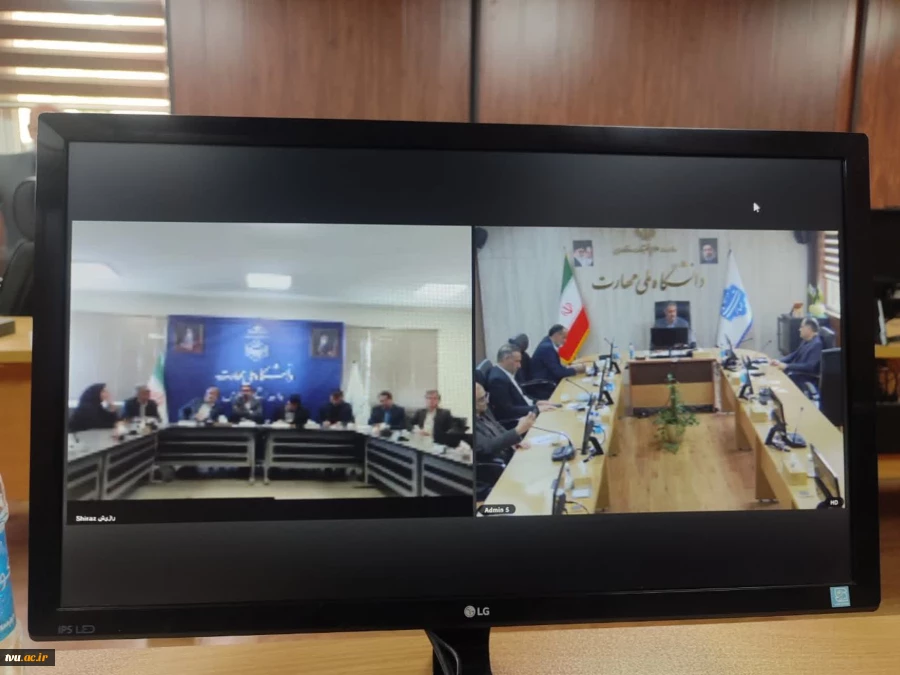 جلسه برخط رئیس دانشگاه ملی مهارت با نمایندگان کارمندان استان‌های خراسان رضوی، فارس، گیلان، سمنان و مازندران 9