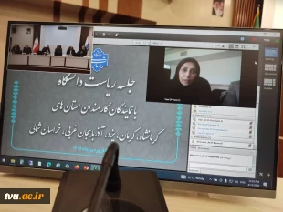 دومین جلسه برخط رئیس دانشگاه ملی مهارت با نماینده‌های کارمندان در استان‌های استان‌های خراسان شمالی، کرمان، یزد، آذربایجان غربی و کرمانشاه 6