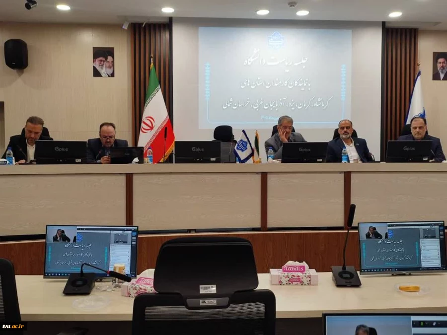 دومین جلسه برخط رئیس دانشگاه ملی مهارت با نماینده‌های کارمندان در استان‌های استان‌های خراسان شمالی، کرمان، یزد، آذربایجان غربی و کرمانشاه 7