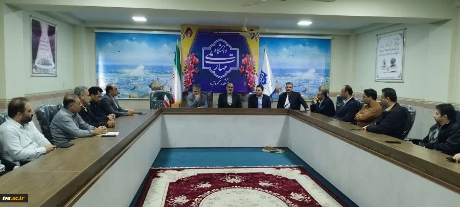 حضور معاون اداری مالی و مدیریت دانشگاه در دانشکده پسران محمودآباد 2
