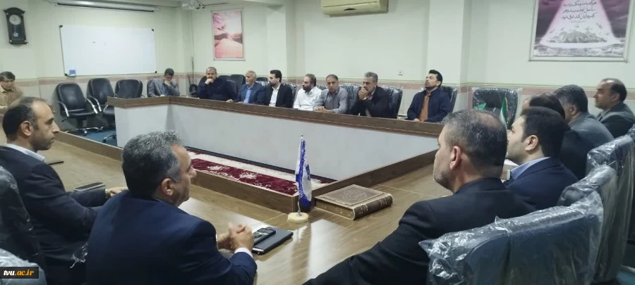 حضور معاون اداری مالی و مدیریت دانشگاه در دانشکده پسران محمودآباد 3
