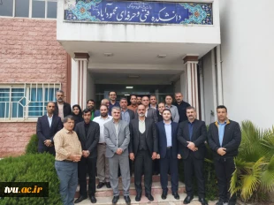 حضور معاون اداری مالی و مدیریت دانشگاه در دانشکده پسران محمودآباد 7