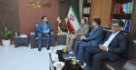 دیدار مدیرکل دفتر برنامه بودجه، تحول اداری و بهره‌وری دانشگاه و رئیس دانشگاه ملی مهارت خراسان جنوبی با فرماندار قائنات 2