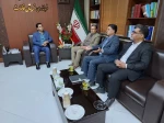 دیدار مدیرکل دفتر برنامه بودجه، تحول اداری و بهره‌وری دانشگاه و رئیس دانشگاه ملی مهارت خراسان جنوبی با فرماندار قائنات 3