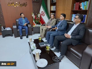 دیدار مدیرکل دفتر برنامه بودجه، تحول اداری و بهره‌وری دانشگاه و رئیس دانشگاه ملی مهارت خراسان جنوبی با فرماندار قائنات 3
