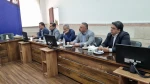بازدید مشاوران رئیس دانشگاه به همراه آقای خالدی مدیر کل دفتر برنامه، بودجه، تحول اداری و بهره‌وری دانشگاه از دانشکده شهید شمسی پور 4
