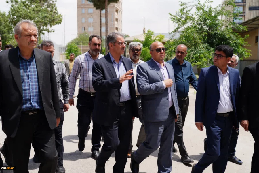 بازدید رئیس دانشگاه ملی مهارت از آموزشکده پسران شیروان 2