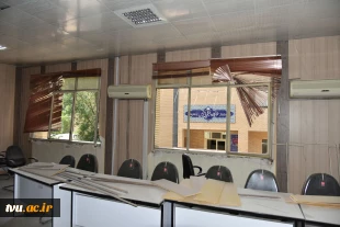 بازدید رئیس دانشگاه ملی مهارت و مدیران ستادی از فضاهای آسیب‌دیده جنگ سوم تحمیلی دانشکده ملی مهارت ولیعصر(عج) 15