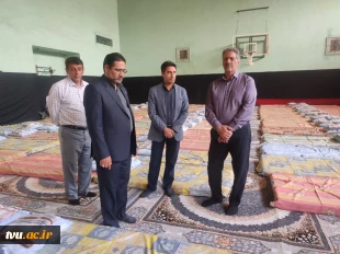 بازدید میدانی دکتر زمانی از روند آماده‌سازی مراکز جهت میزبانی از زائران مراسم وداع و تشییع آقای شهید 3