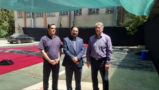بازدید میدانی دکتر زمانی از روند آماده‌سازی مراکز جهت میزبانی از زائران مراسم وداع و تشییع آقای شهید 5