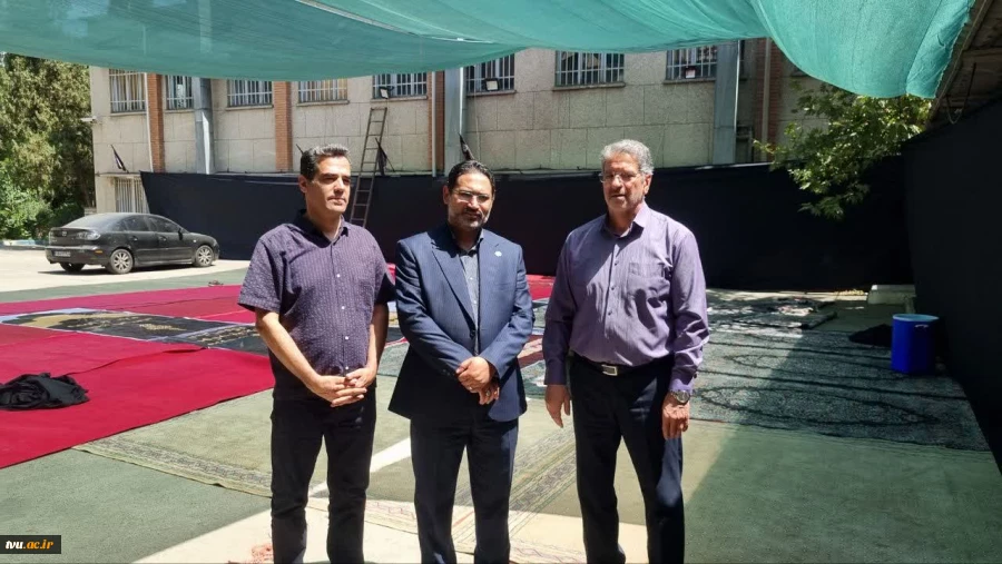 بازدید میدانی دکتر زمانی از روند آماده‌سازی مراکز جهت میزبانی از زائران مراسم وداع و تشییع آقای شهید 5