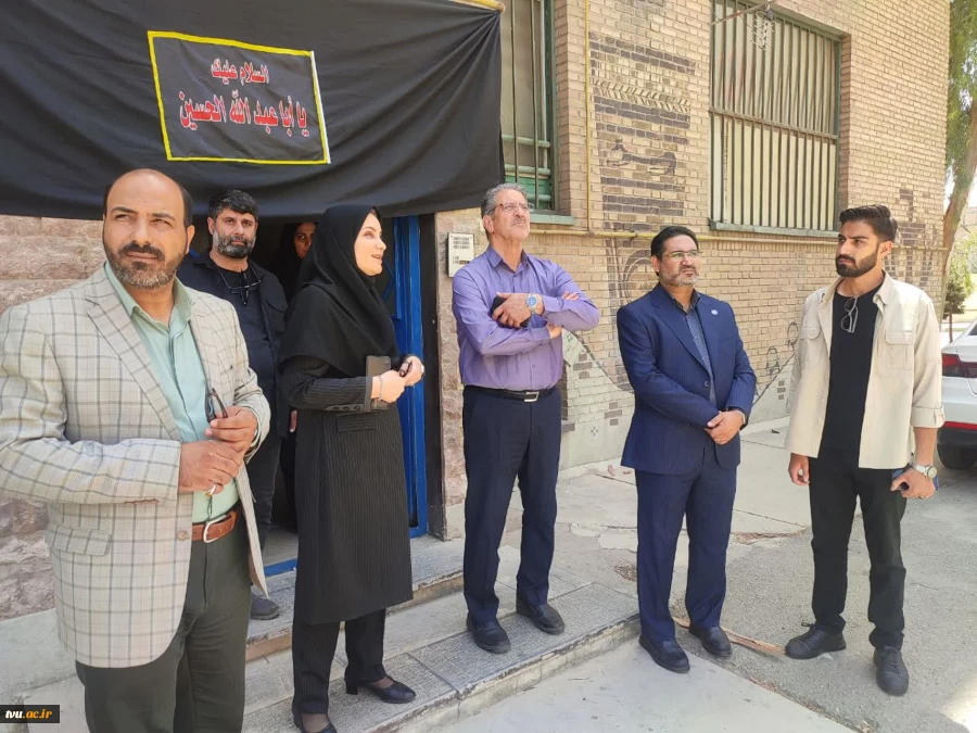 بازدید میدانی دکتر زمانی از روند آماده‌سازی مراکز جهت میزبانی از زائران مراسم وداع و تشییع آقای شهید 8