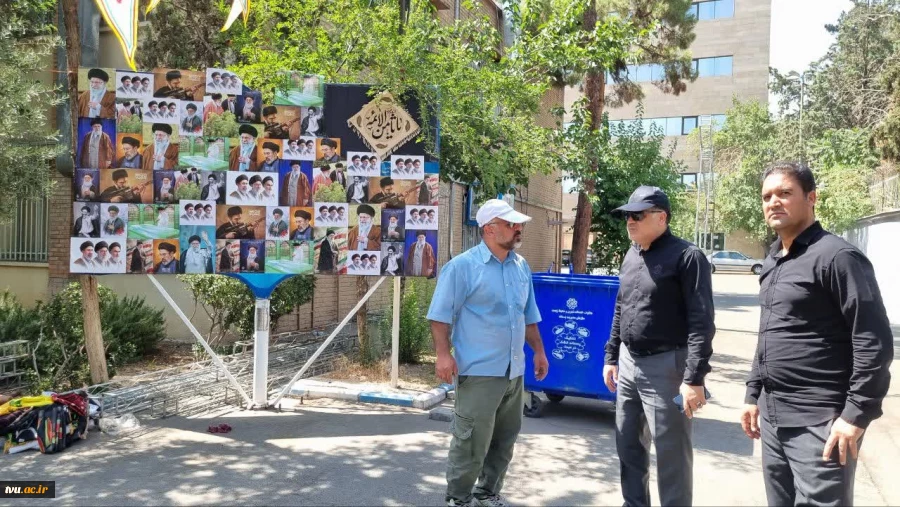 دانشگاه ملی مهارت مهیای میزبانی از سوگواران دانشگاهی استان زنجان مراسم وداع  8