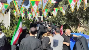 برپایی موکب خدمت‌رسانی دانشگاهیان «دانشگاه ملی مهارت» در مسیر وداع با رهبر شهید 5