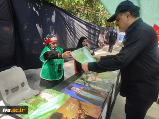 برپایی موکب خدمت‌رسانی دانشگاهیان دانشگاه ملی مهارت در مسیر وداع با رهبر شهید 2