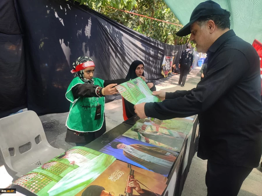 برپایی موکب خدمت‌رسانی دانشگاهیان دانشگاه ملی مهارت در مسیر وداع با رهبر شهید 2
