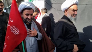 برپایی موکب خدمت‌رسانی دانشگاهیان دانشگاه ملی مهارت در مسیر وداع با رهبر شهید 5