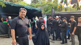 برپایی موکب خدمت‌رسانی دانشگاهیان دانشگاه ملی مهارت در مسیر وداع با رهبر شهید 7