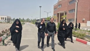 میزبانی دانشگاه ملی مهارت از زائران مراسم بدرقه آقای شهید ایران در واحد استانی قم 2