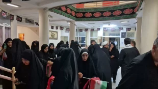 میزبانی دانشگاه ملی مهارت از زائران مراسم بدرقه آقای شهید ایران در واحد استانی قم 12