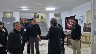 میزبانی دانشگاه ملی مهارت از زائران مراسم بدرقه آقای شهید ایران در واحد استانی قم 13