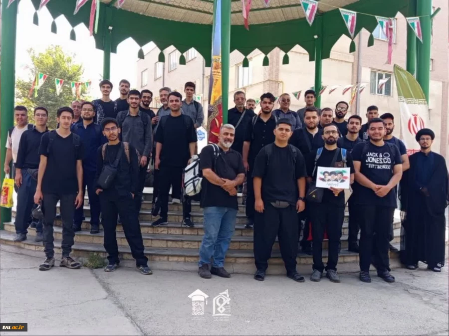 آیین بدرقه کاروان‌های دانشجویی دانشگاه ملی مهارت استان تهران به مقصد پیاده‌روی اربعین حسینی با حضور مسئولان دانشگاه 10