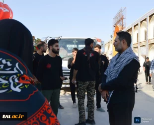 بازدید معاون فرهنگی و دانشجویی و مدیرکل حوزه ریاست و روابط عمومی از موکب علی‌ابن موسی‌الرضا در عمود ۷۰۷ طریق الکربلا 4