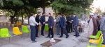بازدید معاون فرهنگی و دانشجویی و مدیرکل حوزه ریاست و روابط عمومی دانشگاه ملی مهارت از موکب اربعین  آموزشکده‌ پسران  واحد استانی کرمانشاه 3