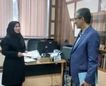 دیدار صمیمانه معاون محترم آموزشی دانشگاه با کارکنان حوزه به مناسبت روز کارمند 8