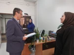 دیدار صمیمانه معاون محترم آموزشی دانشگاه با کارکنان حوزه به مناسبت روز کارمند 9