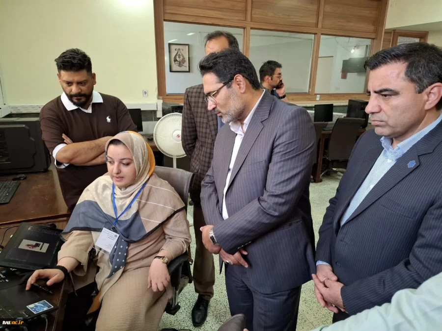 بازدید معاون فرهنگی و دانشجویی دانشگاه ملی مهارت از محل برگزاری سی‌وسومین جشنواره فرهنگی، هنری و قرآن و عترت 12