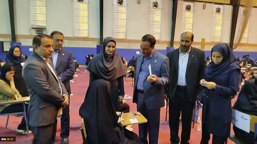 بازدید رئیس سازمان سنجش از حوزه‌های برگزاری آزمون کاردانی دانشگاه ملی مهارت در دانشکده دختران شریعتی 2