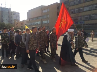 حضور پرشور دانشگاهیان دانشگاه ملی مهارت در رزمایش ۳۱۳ هزار نفری جان فدایان تهران 5