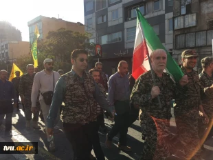 حضور پرشور دانشگاهیان دانشگاه ملی مهارت در رزمایش ۳۱۳ هزار نفری جان فدایان تهران 8