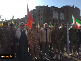 حضور پرشور دانشگاهیان دانشگاه ملی مهارت در رزمایش ۳۱۳ هزار نفری جان فدایان تهران 10