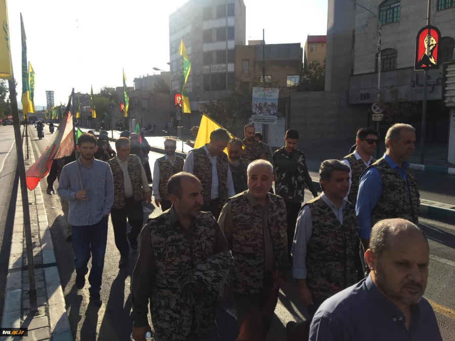 حضور پرشور دانشگاهیان دانشگاه ملی مهارت در رزمایش ۳۱۳ هزار نفری جان فدایان تهران 16