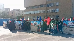 حضور پرشور دانشگاهیان دانشگاه ملی مهارت در رزمایش ۳۱۳ هزار نفری جان فدایان تهران 20
