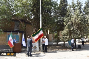با حضور سرپرست دانشگاه ملی مهارت صورت گرفت؛
آیین اهتزاز پرچم جمهوری اسلامی ایران و طنین سرود ملی در آغاز سال تحصیلی جدید در دانشکده ملی مهارت انقلاب اسلامی تهران 14