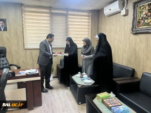 تقدیر معاون فرهنگی و دانشجویی دانشگاه ملی مهارت به مناسبت روز پرستار از رئیس اداره بهداشت  2