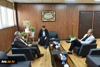 دیدار و گفت‌وگوی دکتر کلباسی، سرپرست دانشگاه ملی مهارت و دکتر فخر موسوی، مدیرکل حوزه ریاست، روابط عمومی و هماهنگی امور مجلس و استان‌ها با آقای احد بیوته نماینده مردم شریف اردبیل، نمین، سرعین و نیر
و دبیرکمیسیون فرهنگی مجلس شورای اسلامی